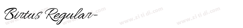 Birtus Regular字体转换 Birtus Regular字体转换